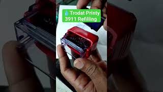 Trodat Printy 3912 ink Refill trodat inkrefill youtubeshorts [upl. by Hoxsie]