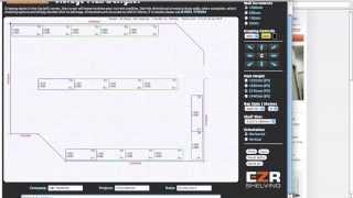 Easy Floor Plan Creator By EZR Shelving 2D Basic Cad [upl. by Alleroif354]