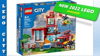 NEW 2022 LEGO CITY Fire Station 60320 [upl. by Chapin517]