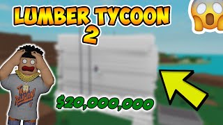 Roblox HOW TO GET 20 Million in 5 Minutes Lumber Tycoon 2 [upl. by Elimay]