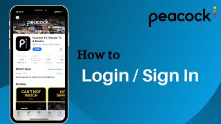 Peacock TV – How to Login  Sign In Peacock TV app [upl. by Alioz]