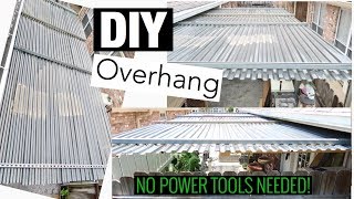 DIY OVERHANG NO POWER TOOLS NEEDED GIVEAWAY [upl. by Karlene]