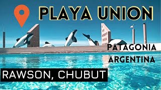 🌎 Walk tour Playa unión Rawson Chubut 🚶‍♂️ [upl. by Isadora61]