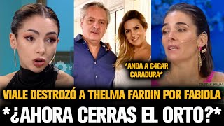 JUANA VIALE DESTROZÓ A THELMA FARDÍN POR EL ESCÁNDALO CON FABIOLA [upl. by Pauwles]