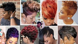 25 Best Short PIXIE HAIRCUT Hairstyles For Black Women 💕 20222023 [upl. by Obelia]