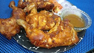 Chicken Fry MDHussain Jama Masjid Style  Famous Recipe  Simple and Crispy [upl. by Gimble]