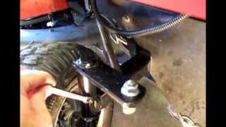 Honda 2113 Riding Mower Steering Repair [upl. by Kiehl]