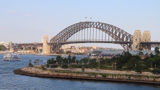 Sydney Harbour Departure on Cruise Ship MS Maasdam 2017 [upl. by Anavahs]