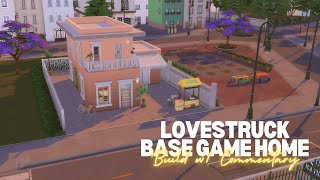 Building a super cute house with just base game and the new Lovestruck expansion pack  The Sims 4 [upl. by Boak62]