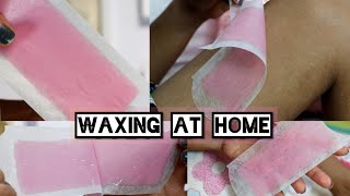 Hindi  How to Use Veet Wax Strips Waxing at home hair removal hacks  Prachi Pages [upl. by Aura]