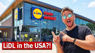 My German Husband Shops at LIDL in the USA [upl. by Stolzer]