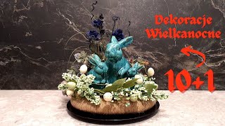 10 dekoracji wielkanocnych DIY krok po kroku  1 stroik Wielkanoc [upl. by Herring]