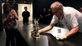 17th century clockwork drinking vessel in action [upl. by Stochmal]