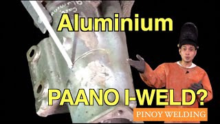 PAANO MAGWELD NG ALUMINIUM [upl. by Ahsehyt]