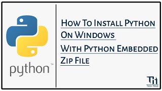 How to Install python on windows with python embedded Zip file  install python safely [upl. by Nelie1]