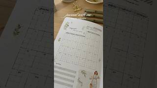 how to create an august calendar in your bullet journal 🌿 [upl. by Aniryt]