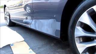 DIY 2013 2014 2015 Honda Accord Coupe amp Sedan HFP side skirt installation [upl. by Inalaehak]