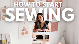 Learn to Sew Ep1  How to start sewing your clothes  step by step from the beginning [upl. by Hebe]