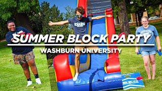 Experience campus life in person during Washburn’s Summer Block Party [upl. by Koo]