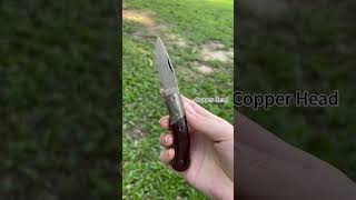 SunlongKnives Damascus Steel Blade Folding Knives with Naturel wood Handle [upl. by Toth901]