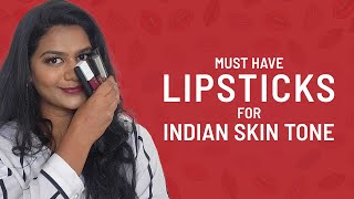 Perfect Lipstick Shades for Indian Skin Tones  Lipsticks for Dusky Skin [upl. by Thacker]