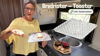 Brødrister til gaskomfur  Toaster til gasblus [upl. by Elexa]