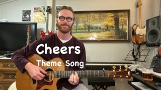 Cheers Theme Song Guitar Arrangement  Tutorial [upl. by Vogel]