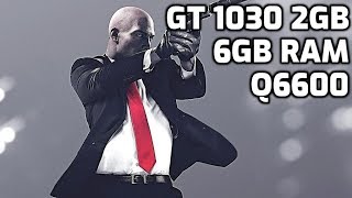 HITMAN 2 2018  on Q6600 amp GT 1030 [upl. by Anitsrik520]