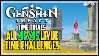 Genshin Impact All Time Trial Challenges in Liyue [upl. by Roosevelt340]