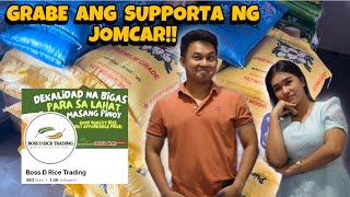 BOSS D RICE TRADING  20 SAKO NG BIGAS PARA KAY JOMAR AT CARLA [upl. by Thurnau]