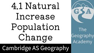 41 Cambridge AS Geography  Natural increase as a factor of population change [upl. by Bertold433]