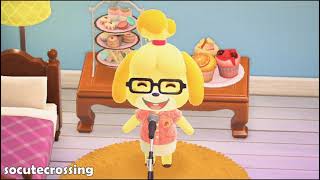 Animal Crossing ISABELLE SINGING BUBBLEGUM KK  Happy Home Paradise ACNH New Horizons NPC [upl. by Airdnas962]