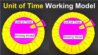 unit of time working model  maths tlm  maths project  diy  diypandit [upl. by Kant590]