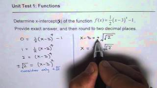 Calculate X Intercepts for Quartic Function [upl. by Acnaiv]