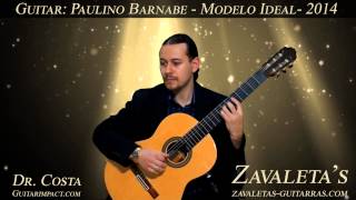 2014 Paulino Bernabe Model Ideal Concert Classical Guitar [upl. by Ellenor]