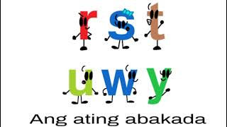 Abakada Alphabet song MY FIRST ALPHABET SONG VID [upl. by Leisha]