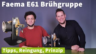 Faema E61 Espressomaschine und Brühgruppe [upl. by Autry]