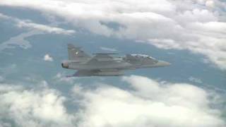 First flight with Royal Thai Air Force Gripen [upl. by Marven752]