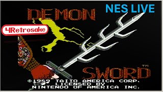 12 Demon Sword  Playing From my 600 PLUS NES Collection [upl. by Irneh743]