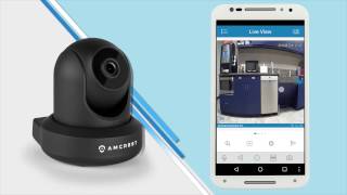 Wifi Mobile App Setup for Amcrest ProHD 2MP PTZ WiFi IP Camera IP2M841 [upl. by Dorelle816]