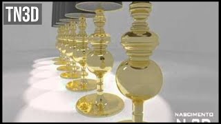 Vray For Sketchup 20 Animation  Chrome Lamp [upl. by Green]