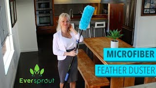 EVERSPROUT Microfiber Feather Duster  Dusting High Ceilings [upl. by Yoral]