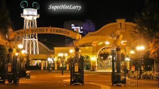 Walt Disney Studios Park Nighttime Entrance Loop [upl. by Ahseinaj]