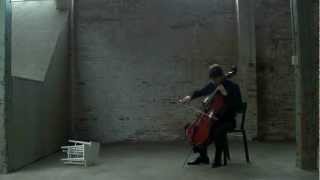 Rudolf Escher Sonata per violoncello solo  played by Örs Köszeghy [upl. by Akemrej675]