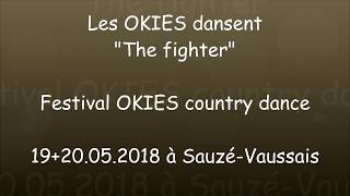 Les OKIES dansent quotThe fighterquot Festival OKIES country dance 1920052018 à SauzéVaussais [upl. by Lamaaj]