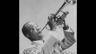 Louis Armstrong  On The Sunny Side Of The Street with lyrics [upl. by Delmar]