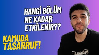 Hangi Bölüm Nasıl Etkilenir KAMUDA TASARRUF TEDBİRLERİ [upl. by Swen59]