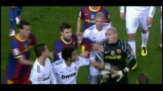 Cristiano Ronaldo pushes Pep Guardiola Barcelona vs Real Madrid HD [upl. by O'Connor]