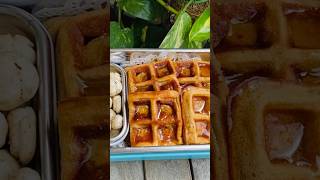 Apple whole wheat waffles waffles tiffinboxideas ytviral ytshorts ytshorts ytstudio waffle [upl. by Eignat677]