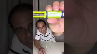 Adaptando a insulina de uma caneta tresiba flextouch para a caneta Novopen Echo [upl. by Slade]